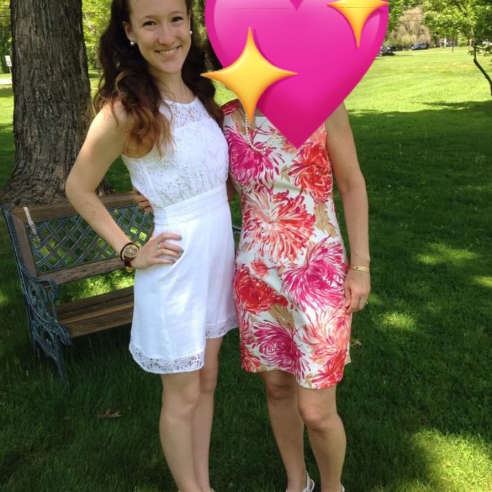 JCPenney white sundress